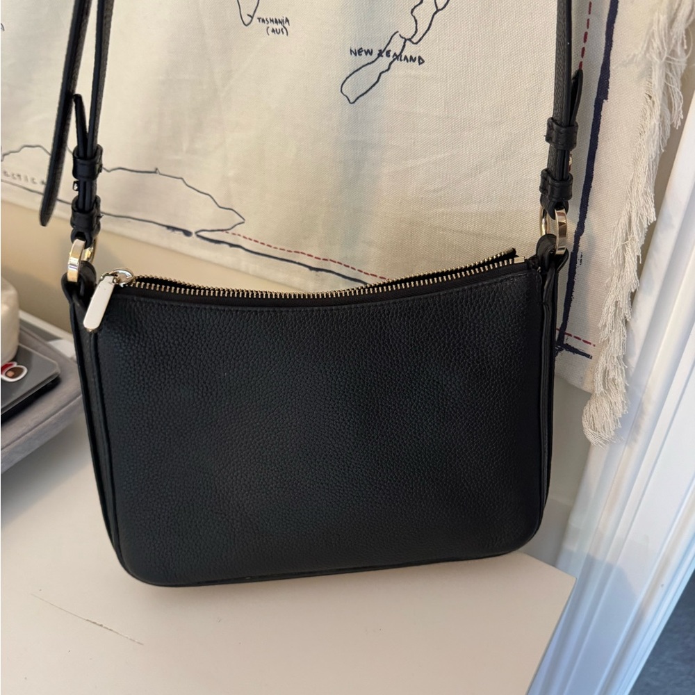Kate Spade Black Pebbled Leather Crossbody Bag - Picture 3 of 4